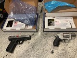 S&W 2 for 1(1) Model SD9 VE 9mm and (1) Model 638-3 .38 SPL - 1 of 6