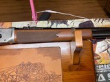 Winchester 94 32-40 John Wayne Commemorative w/ 2 boxes ammo, Display Plaque, Leather Scabbard. - 7 of 13