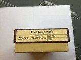 Colt Automatic .25 Cal. Manufactured 1973 - 3 of 9