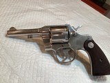 Colt Official Police .38 Double Action Revolver (1965) W/Colt Letter