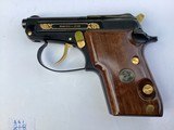 Beretta Model M21EL Wood Grips/Gold Trim .22LR - 3 of 7