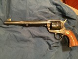 2ND GEN - 1971 COLT SAA 7.5” ROYAL BLUE .45COLT - FACTORY ENGRAVED / NOS - NRA CENTENNIAL