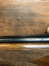 Winchester pre 64 Model 70 Featherweight .243 1961 Gorgeous Wood - 9 of 10