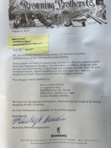 Belgium Browning Superposed Pigeon 20Ga. Two barrel Set, Made for Abercrombie & Fitch - 15 of 15