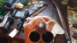 Austrian Drilling, 16ga Double over 35 Winchester; fine condition beautiful engraving - 12 of 15