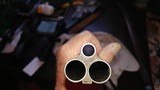 Austrian Drilling, 16ga Double over 35 Winchester; fine condition beautiful engraving - 11 of 15