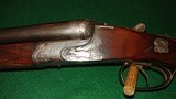 Austrian Drilling, 16ga Double over 35 Winchester; fine condition beautiful engraving - 3 of 15