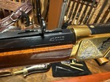 Uberti 1873 (.45 LC) Legendary Lawmen & Outlaws Tribute Collector Rifle - 6 of 15