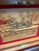 JAMES PURDEY & SONS - 12-BORE HAMMER SHOTCUN with CASE - 15 of 15
