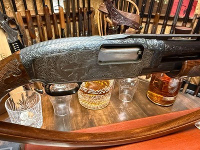 Winchester Model 12 Pump-action 12 gage – Angelo Bee Engraved