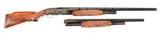 ENGRAVED WINCHESTER MODEL 12 TWO BARREL SET IN CUSTOM WOOD CASE - 10 of 12