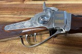 Engraved Taylors & Co Armi Sport Sharps Falling Block in .45-70 Government - 1 of 10
