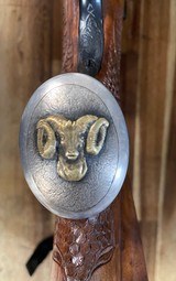 Elaborately Engraved Gold Inlaid Josef Hambrusch Mauser 98 Rifle with Scope - 1 of 17