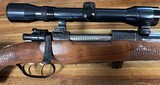 Elaborately Engraved Gold Inlaid Josef Hambrusch Mauser 98 Rifle with Scope - 5 of 17