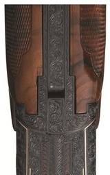 Cased Walter Kolouch Signed, Engraved, and Gold Inlaid Belgian Browning Superposed Shotgun Four Barrel Set with Case - 6 of 15