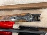 Cased Walter Kolouch Signed, Engraved, and Gold Inlaid Belgian Browning Superposed Shotgun Four Barrel Set with Case - 8 of 15