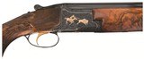 Cased Walter Kolouch Signed, Engraved, and Gold Inlaid Belgian Browning Superposed Shotgun Four Barrel Set with Case - 3 of 15