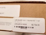 Les Baer Gunsite Pistol NIB .45ACP (1.5