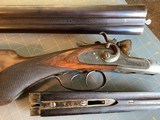 J.P. Clabrough & Bros.1871-72 W.C. Scott bar action 12 ga hammer best gun serial #174 - 1 of 15