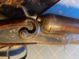 J P Clabrough & bros /“JP” Claybrough High-grade hammer Live pigeon 12 ga shotgun ser#174 mfg 1871-1872 - 2 of 15