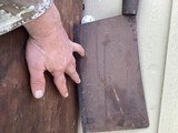1800-1815 Yeoman US Navy rope ax very faint makers, name, blade, 7“ x 12“ - 7 of 7