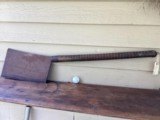 1800-1815 Yeoman US Navy rope ax very faint makers, name, blade, 7“ x 12“ - 1 of 7