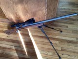 Savage, BVSS 22- 250 with Bushnell custom long range scope extra tall, collapsible, Harris bipod - 5 of 6