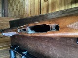 Fancy walnut 98 Mauser stock, large ring. I believe this is one of the H&R ultra rifle stocks - 10 of 12