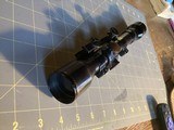PECAR 4x81 fine crosshair impossible find Schmidt scope, basin rings, 16mm dove tail - 8 of 13