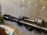 PECAR 4x81 fine crosshair impossible find Schmidt scope, basin rings, 16mm dove tail - 4 of 13