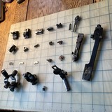 21 VTG metallic gun sights,unertl styel mounts mini,sharps peep site, Winchester, marbles front site etc. - 4 of 4