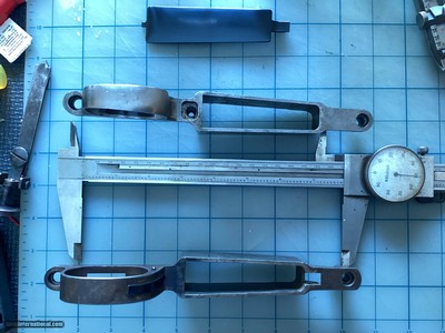 98 Mauser bottom metal with double set triggers and one with hinged floor plate