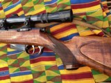 Model 702 KRICO 222 rem mannlicher with German Pecar 4-10 power variable double set triggers Nice - 5 of 10