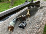 Percussion Civil War sniper rifle /chunk gun/heavy barrel target rifle 40 caliber named Red Bull by Wm Craig - 7 of 14