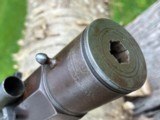 Percussion Civil War sniper rifle /chunk gun/heavy barrel target rifle 40 caliber named Red Bull by Wm Craig - 11 of 14