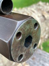 Percussion Civil War sniper rifle /chunk gun/heavy barrel target rifle 40 caliber named Red Bull by Wm Craig - 10 of 14