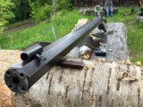 Percussion Civil War sniper rifle /chunk gun/heavy barrel target rifle 40 caliber named Red Bull by Wm Craig - 6 of 14