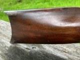 Percussion Civil War sniper rifle /chunk gun/heavy barrel target rifle 40 caliber named Red Bull by Wm Craig - 9 of 14