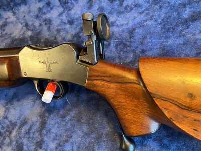Custom 22 lr Martini 12\15 made by “A Hubalek”special target rifle. Apprentice to.H Pope
