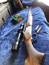 Unique, BC MIRUKO O/U 30-40 Krag double express rifle. Like browning 20 gauge superpose - Image 3 of 6