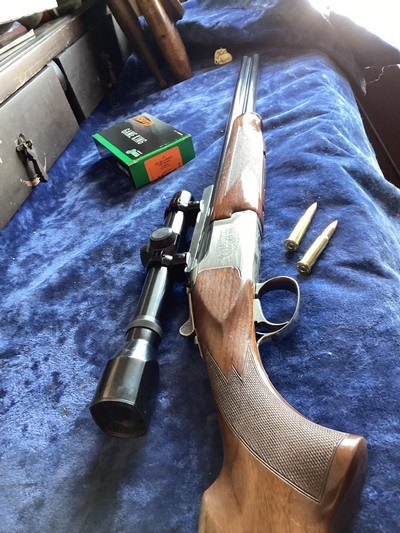 Unique, BC MIRUKO O/U 30-40 Krag double express rifle. Like browning 20 gauge superpose - Image 3 of 6
