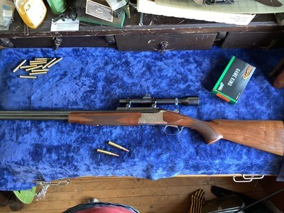 Unique, BC MIRUKO O/U 30-40 Krag double express rifle. Like browning 20 gauge superpose - Image 4 of 6