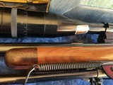 Full custom Mannlicher-Schonauer 1930 System .243 long range set up with scarce 20 X Redfield, 3200 optional - 14 of 14