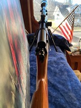 Full custom Mannlicher-Schonauer 1930 System .243 long range set up with scarce 20 X Redfield, 3200 optional - 3 of 14