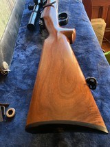 Full custom Mannlicher-Schonauer 1930 System .243 long range set up with scarce 20 X Redfield, 3200 optional - 12 of 14