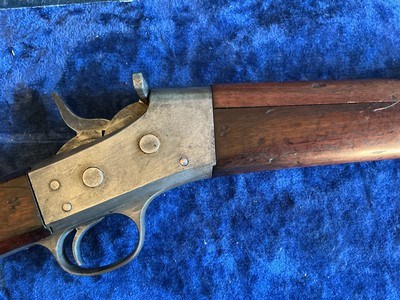 1901 Remington rolling block 7X57 excellent smokeless steel barrel - Image 1 of 15