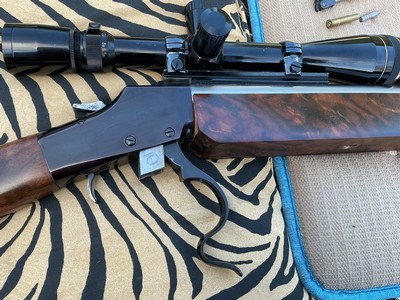 Falling Block works Winchester looking falling block custom rifle in 25–20 SS - Image 9 of 12