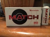 Hornady Match 223 REM 75gr BTHP40 rounds - 1 of 3