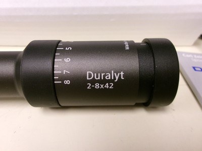 ZEISS DURALYT 2-8 X 42MM WITH 06 RETICULE GERMAN MADE NIB - Image 2 of 8