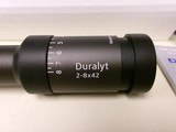 ZEISS DURALYT 2-8 X 42MM WITH 06 RETICULE GERMAN MADE NIB - Image 2 of 8